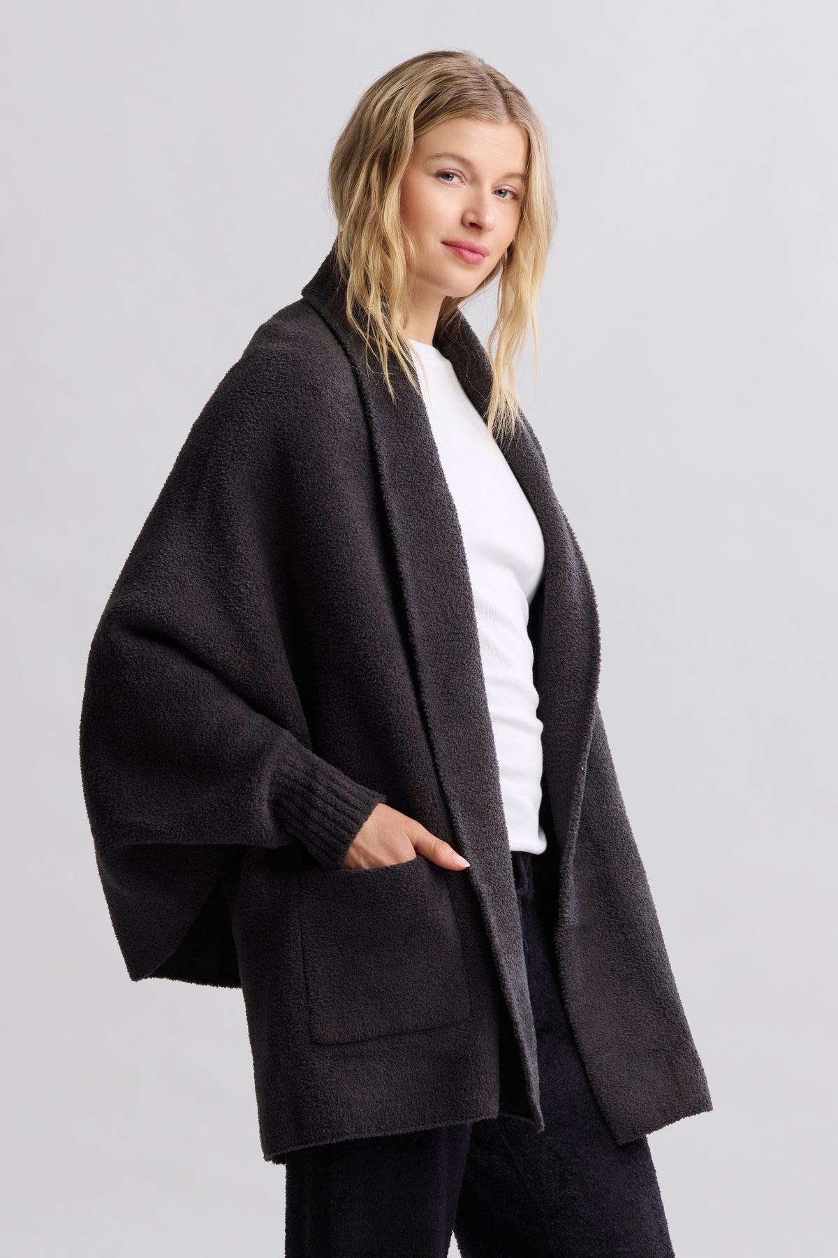 CozyChic Blanket Wrap- Carbon
