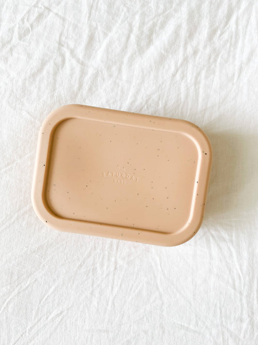 Silicone Bento Box- Sand Speckled
