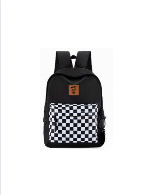 Stay Rad Checkered Backpack