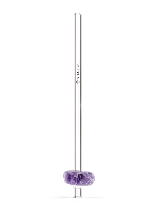 Crystal Straw: AMETHYST